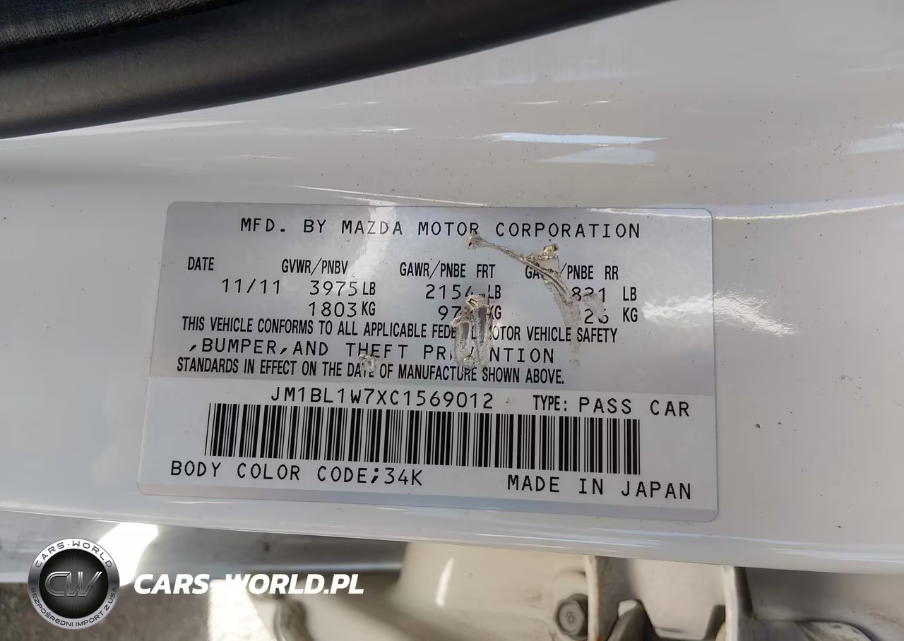 2012 Mazda Mazda3 I Grand Touring VIN:JM1BL1W7XC1569012 - 9