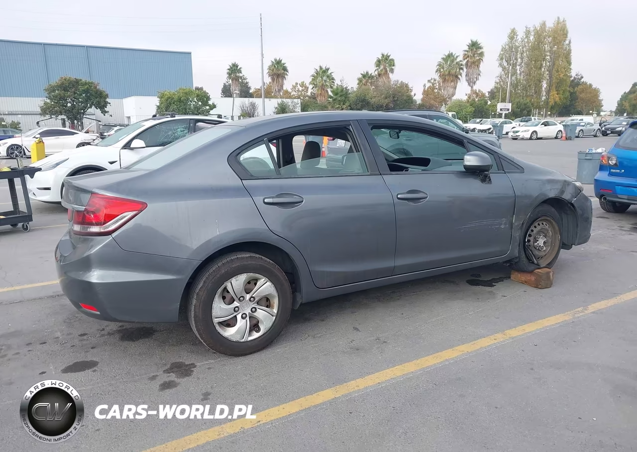 2013 Honda Civic Lx VIN:19XFB2F5XDE231018 - 4