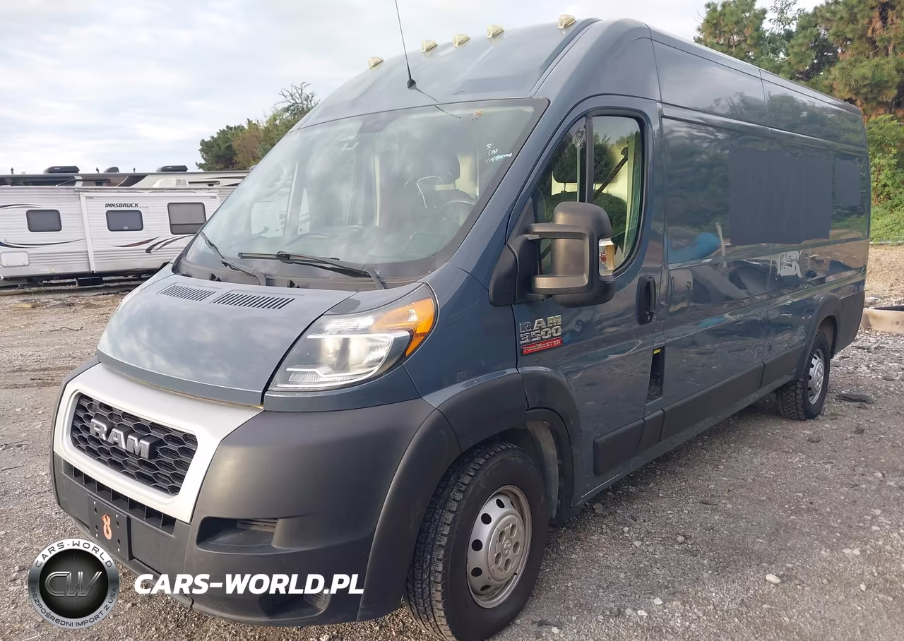 2020 Ram Promaster 3500 Cargo Van High Roof 159 Wb Ext VIN:3C6URVJG9LE117529 - 2