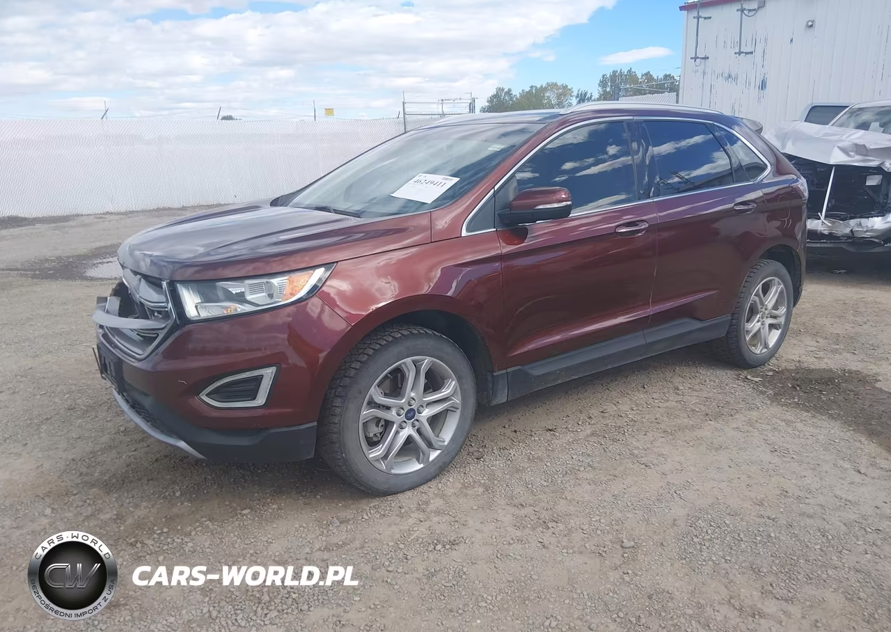 2015 Ford Edge Titanium VIN:2FMTK4K99FBC35459 - 2