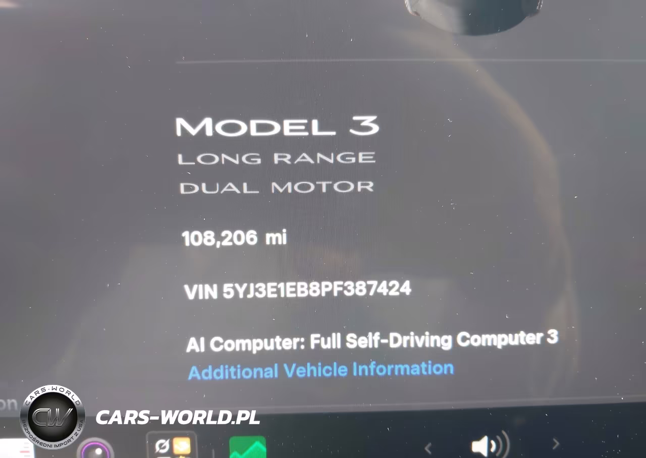 2023 Tesla Model 3 Long Range Dual Motor All-Wheel Drive VIN:5YJ3E1EB8PF387424 - 14