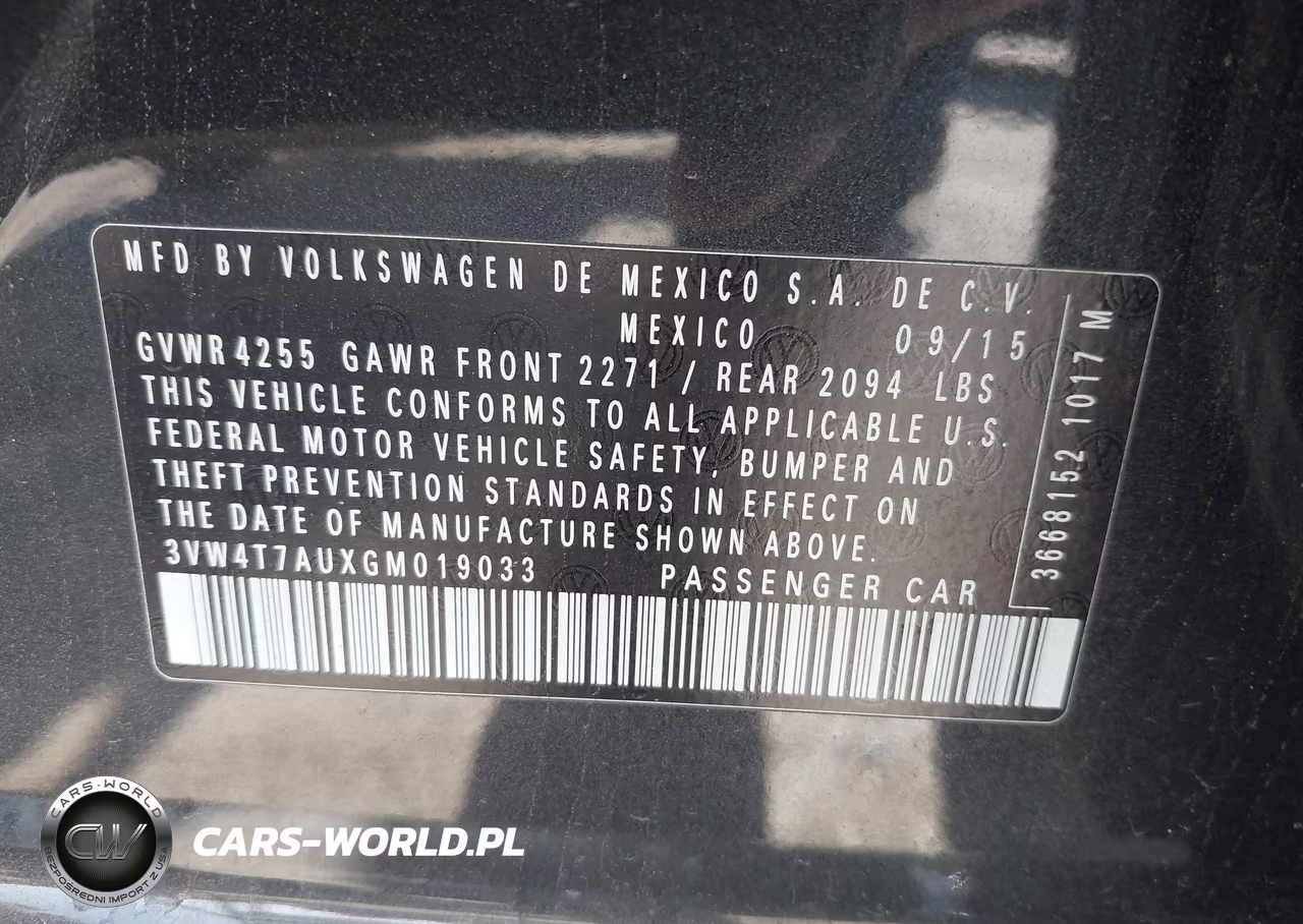 2016 Volkswagen Golf Gti S 4-Door VIN:3VW4T7AUXGM019033 - 9