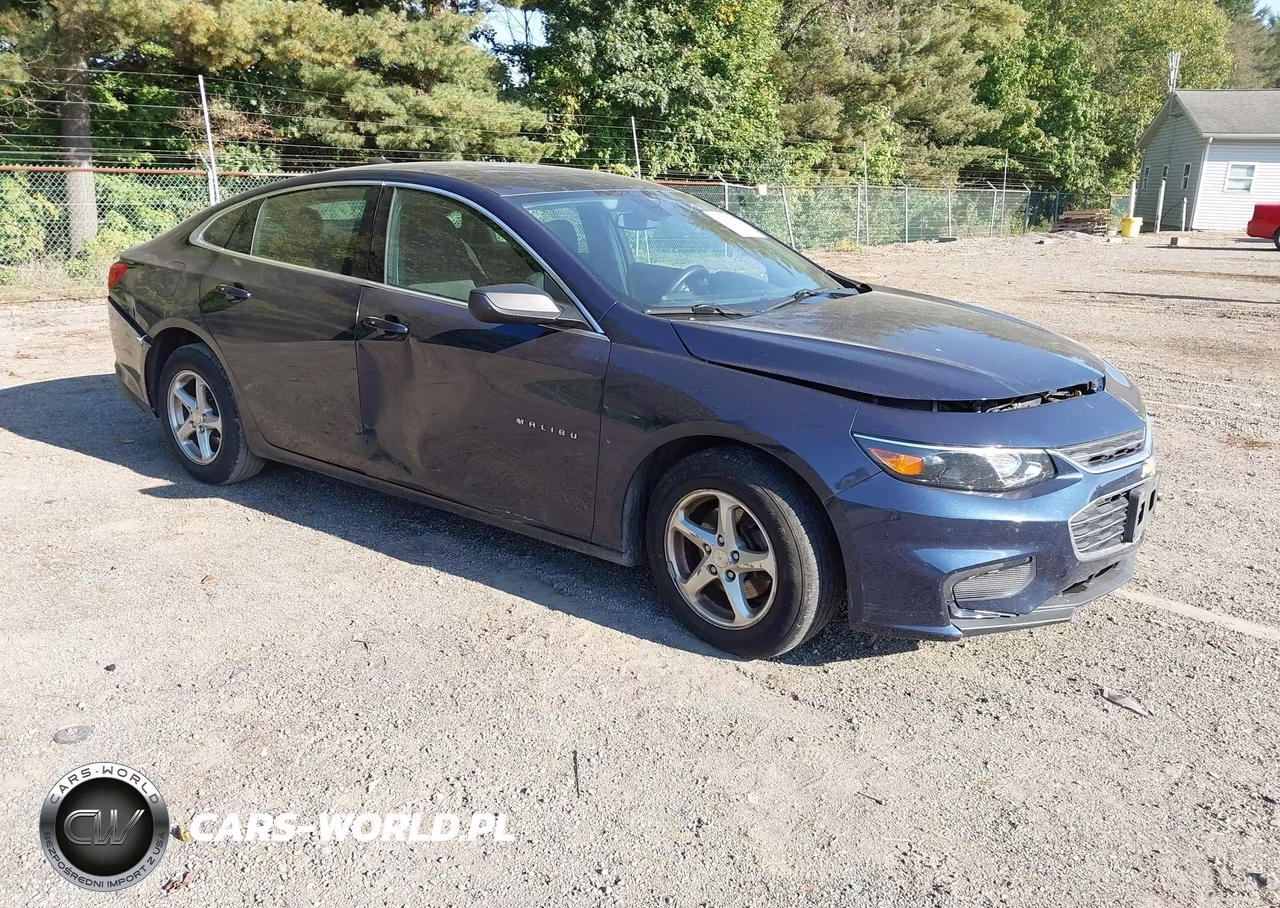 2017 Chevrolet Malibu Ls VIN:1G1ZB5ST3HF280956 - 1