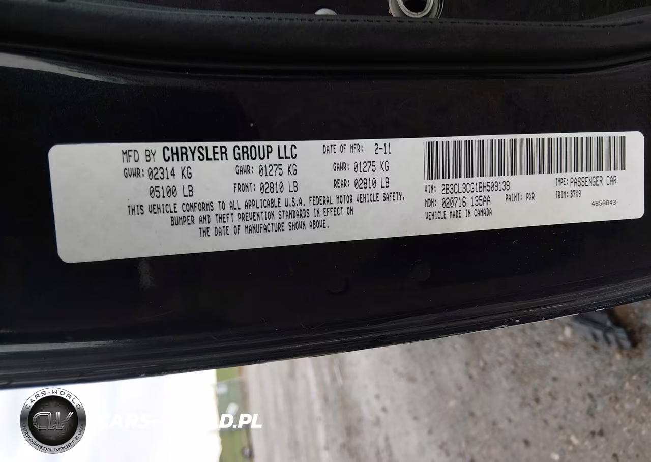 2011 Dodge Charger VIN:2B3CL3CG1BH509139 - 9