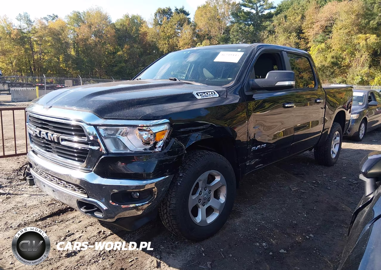 2019 Ram 1500 Big Horn-Lone Star 4X4 5'7 Box VIN:1C6SRFFT0KN577806 - 2