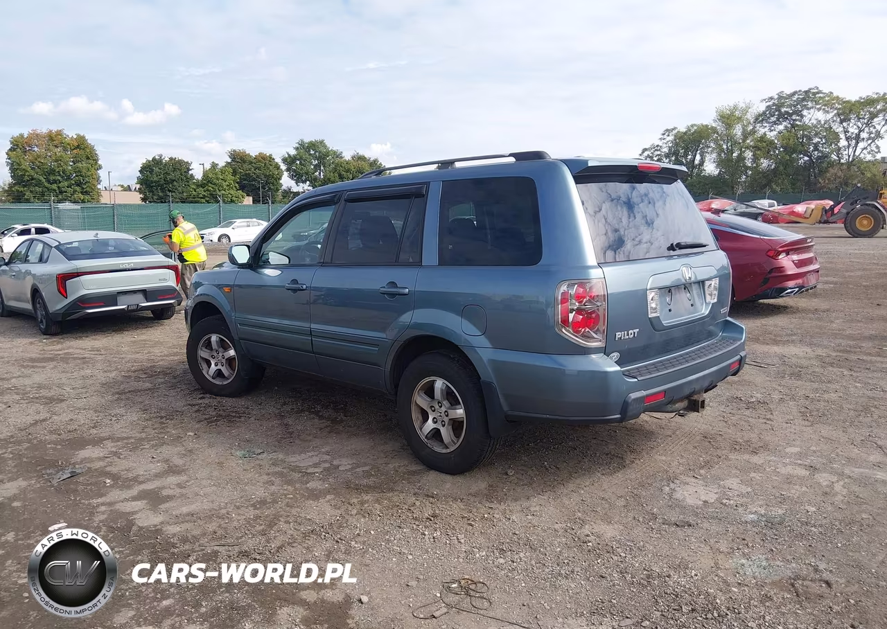 2007 Honda Pilot Ex-L VIN:5FNYF18587B023609 - 3