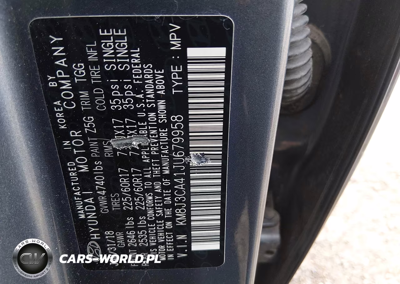 2018 Hyundai Tucson Sel VIN:KM8J3CA41JU679958 - 9