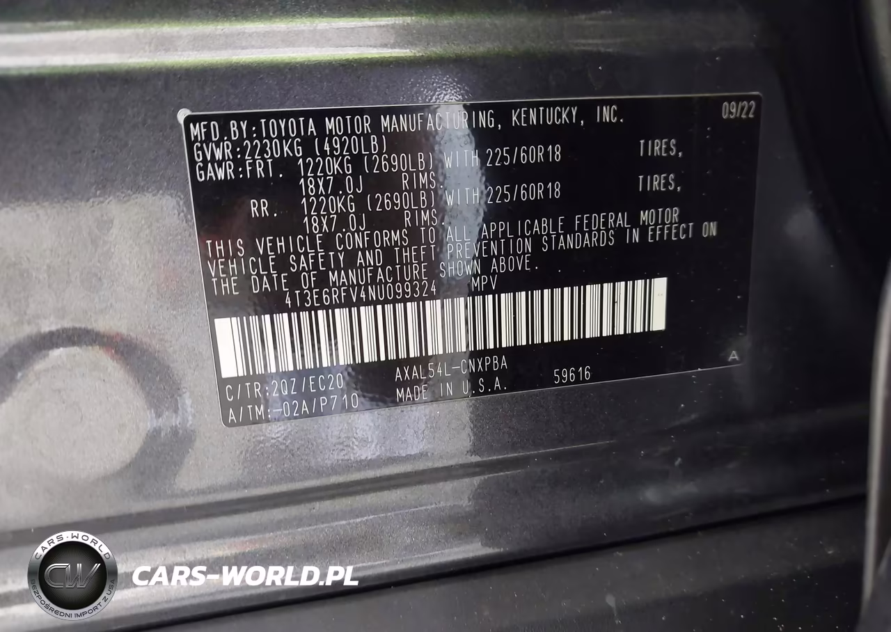 2022 Toyota Rav4 Hybrid Xse VIN:4T3E6RFV4NU099324 - 9