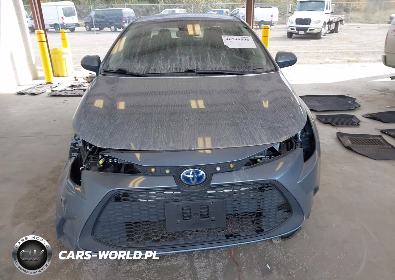 2021 Toyota Corolla Hybrid Le VIN:JTDEAMDEXMJ004248 - 12
