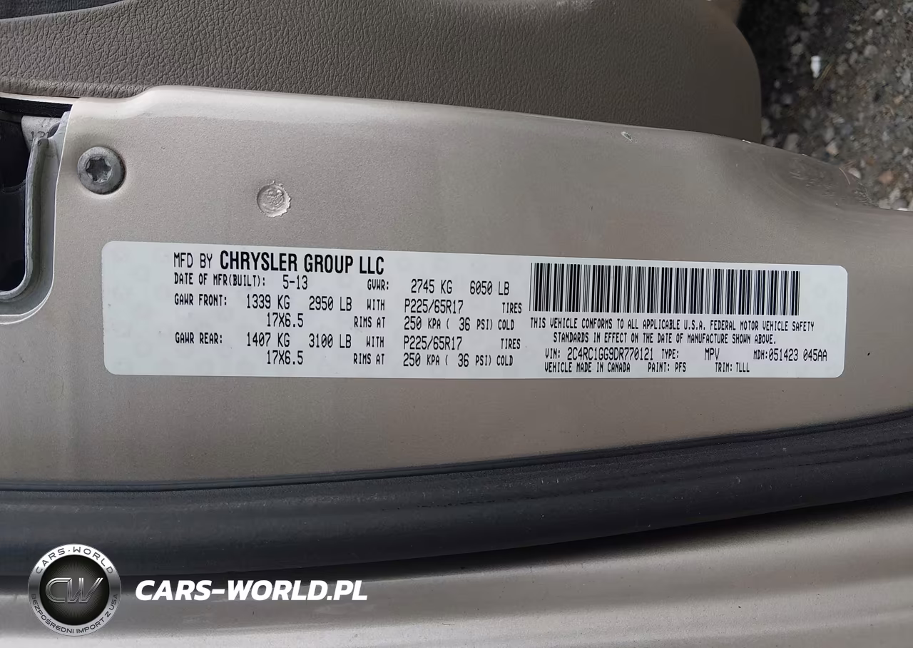 2013 Chrysler Town & Country Limited VIN:2C4RC1GG9DR770121 - 9