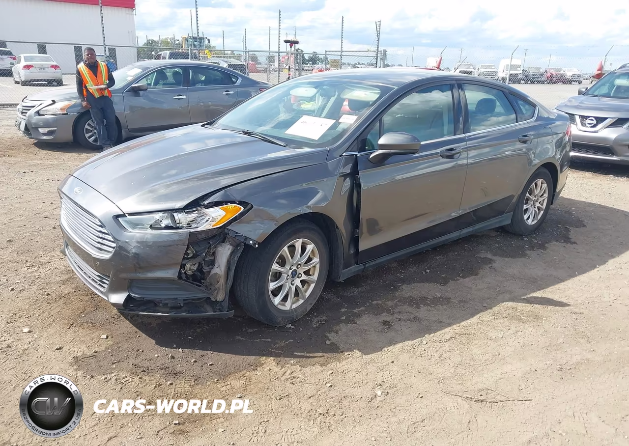 2016 Ford Fusion S VIN:3FA6P0G71GR214665 - 2