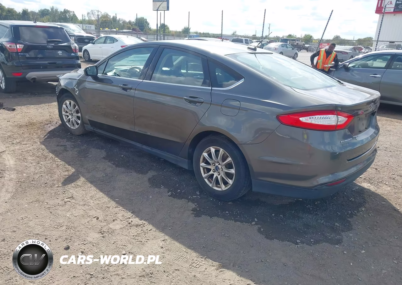 2016 Ford Fusion S VIN:3FA6P0G71GR214665 - 3