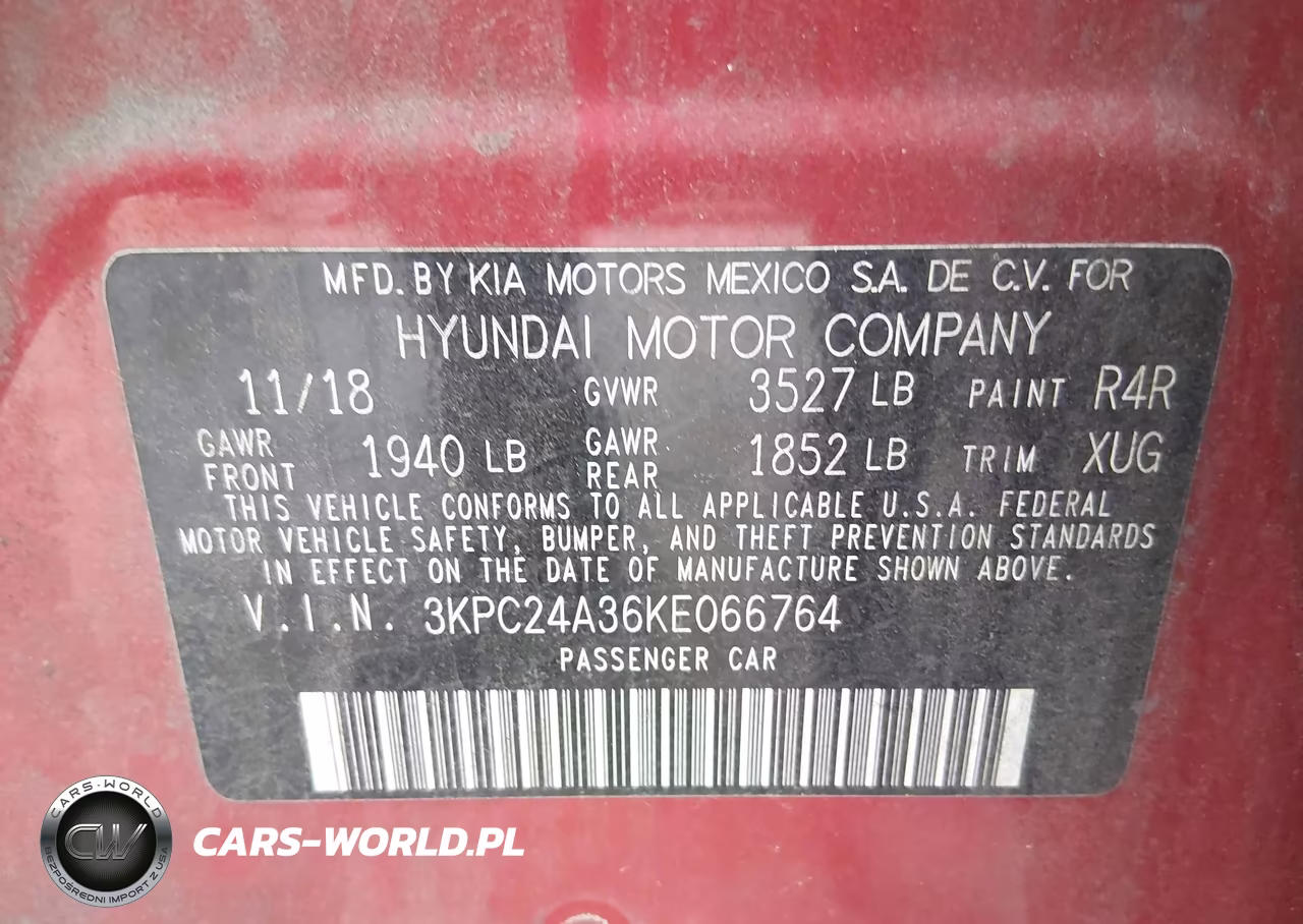 2019 Hyundai Accent Sel VIN:3KPC24A36KE066764 - 9