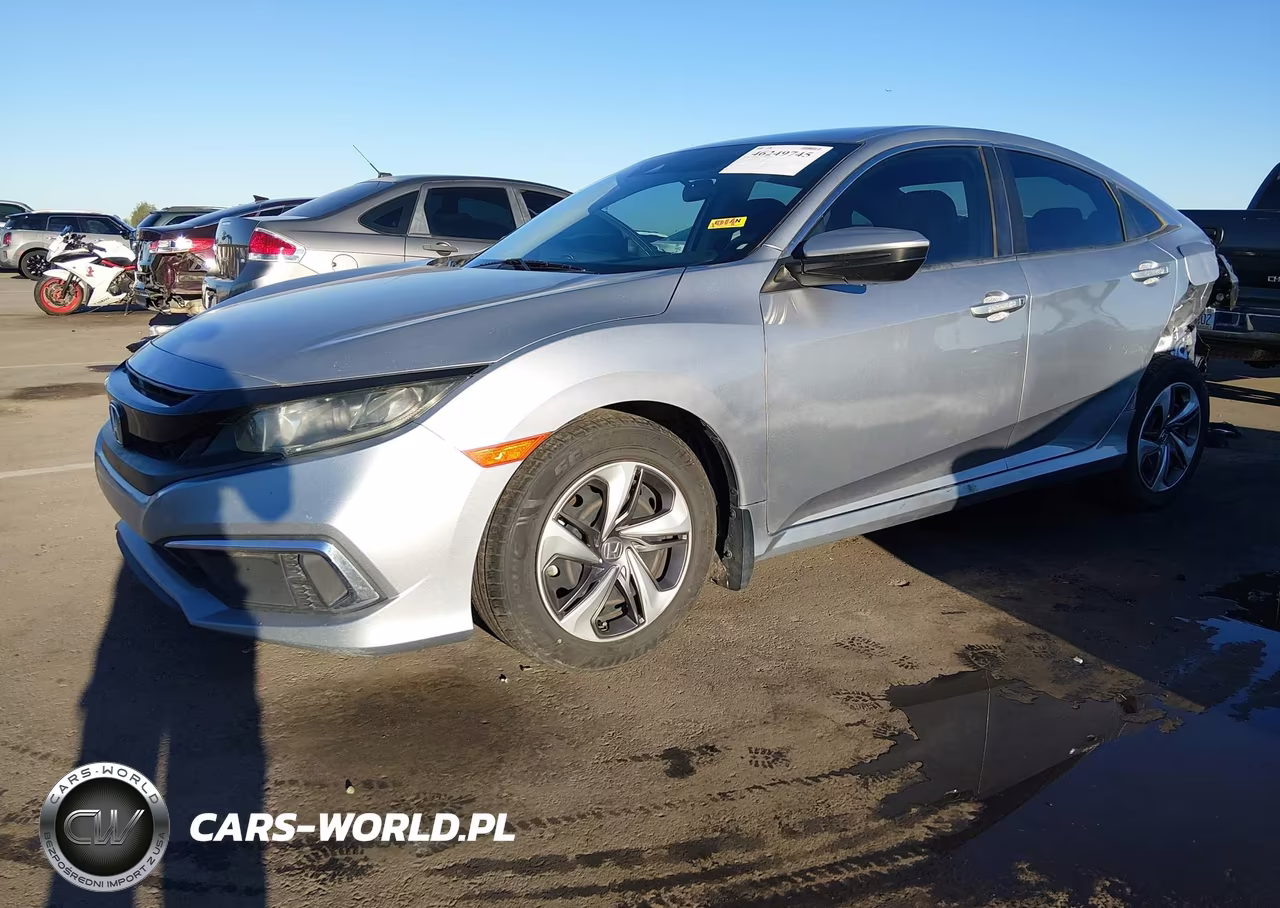 2019 Honda Civic Lx VIN:19XFC2F62KE009513 - 2