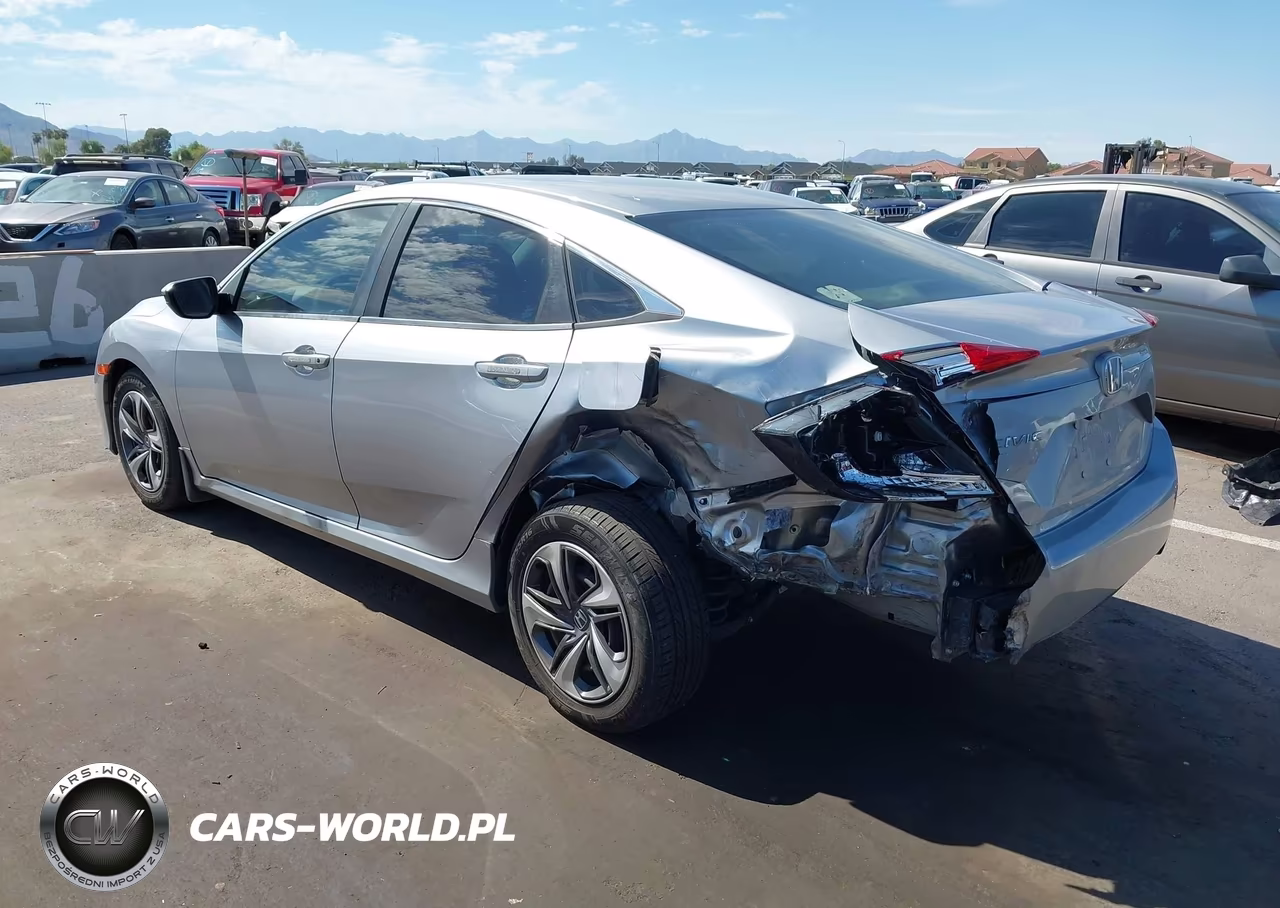2019 Honda Civic Lx VIN:19XFC2F62KE009513 - 3