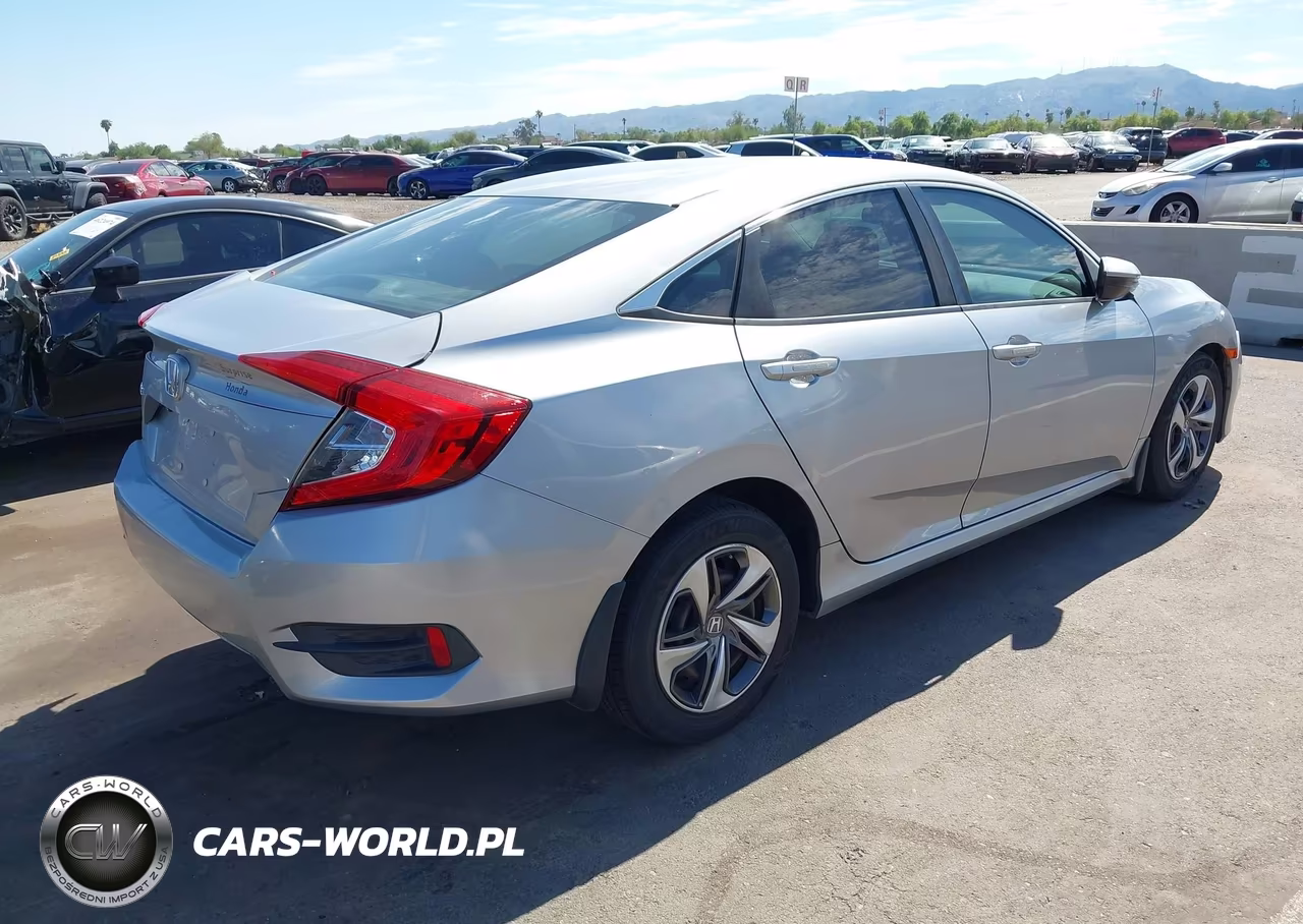 2019 Honda Civic Lx VIN:19XFC2F62KE009513 - 4