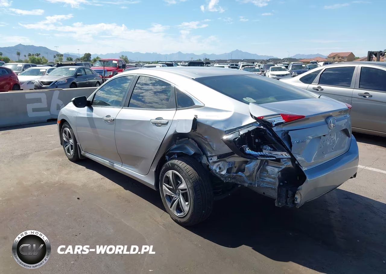 2019 Honda Civic Lx VIN:19XFC2F62KE009513 - 6