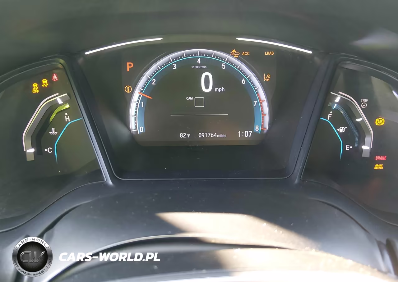 2019 Honda Civic Lx VIN:19XFC2F62KE009513 - 7
