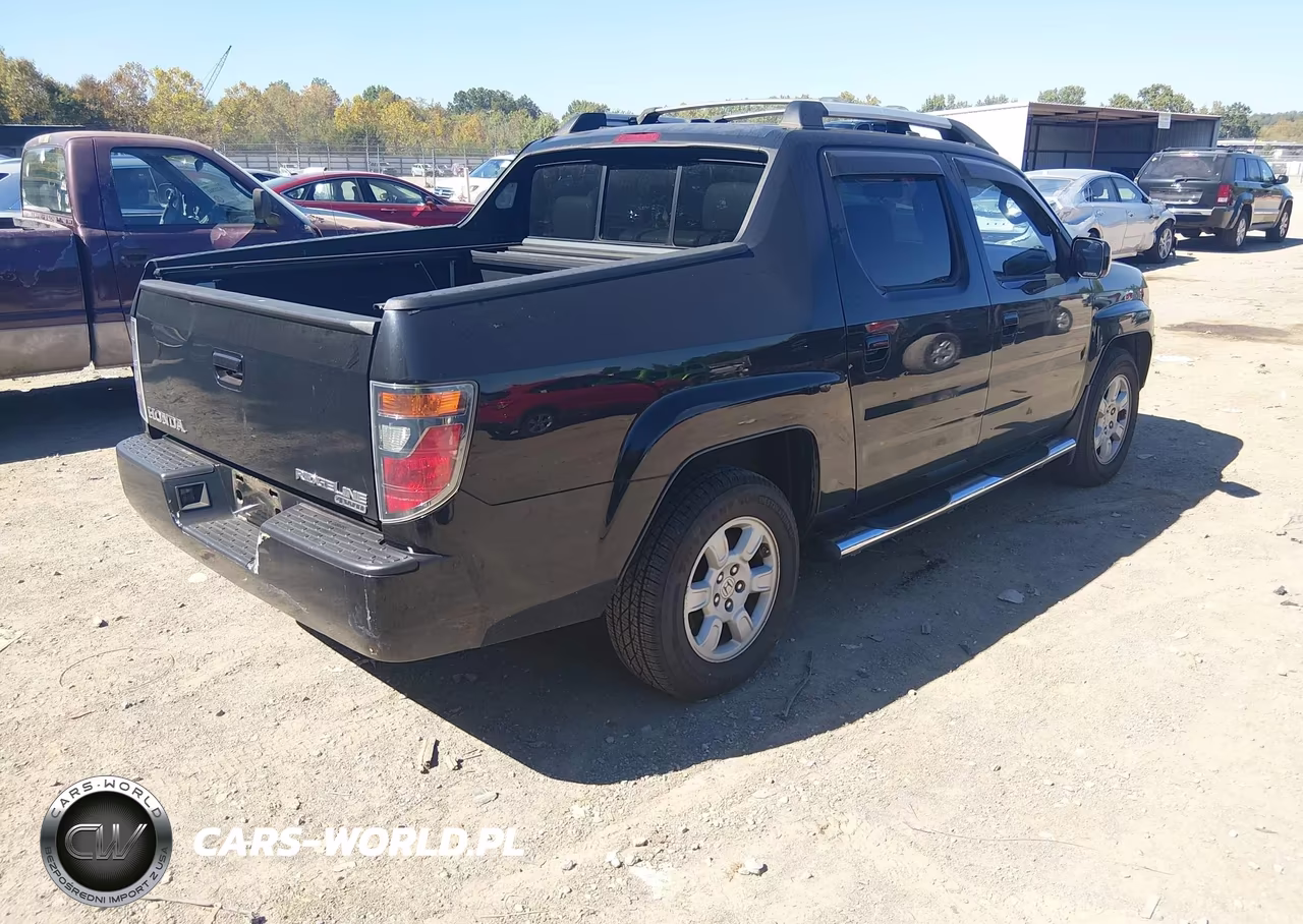 2007 Honda Ridgeline Rtl VIN:2HJYK16577H502382 - 4