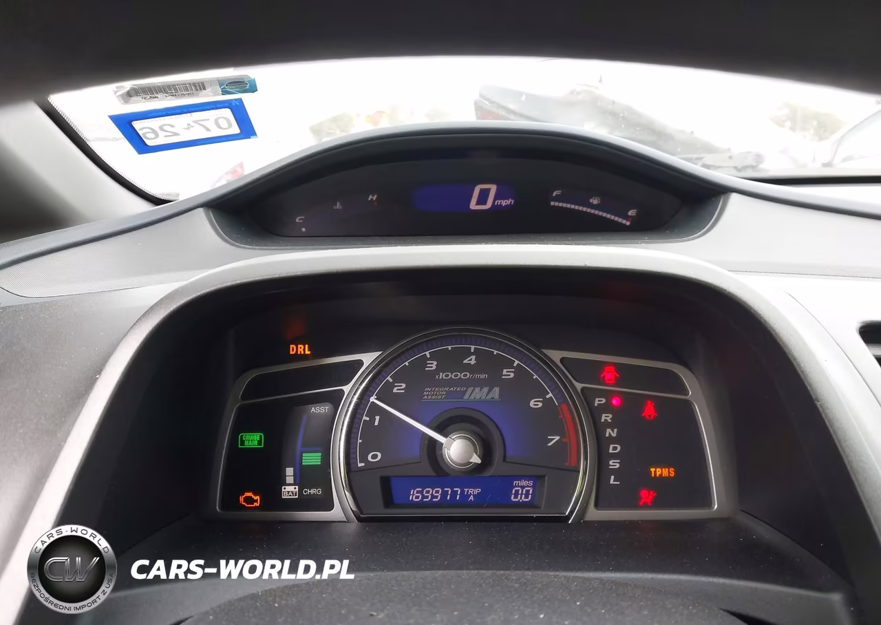 2009 Honda Civic Hybrid VIN:JHMFA36259S014834 - 7