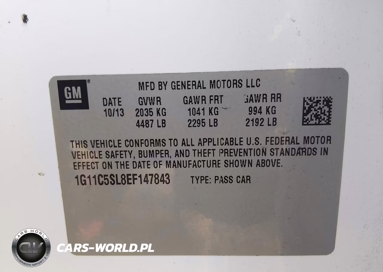 2014 Chevrolet Malibu 1Lt VIN:1G11C5SL8EF147843 - 9