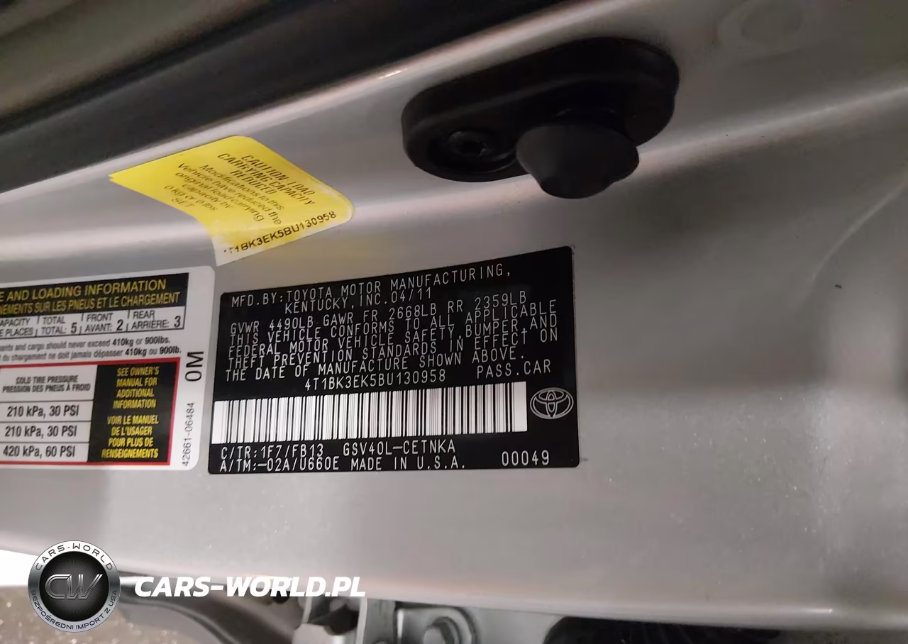 2011 Toyota Camry Se VIN:4T1BK3EK5BU130958 - 9