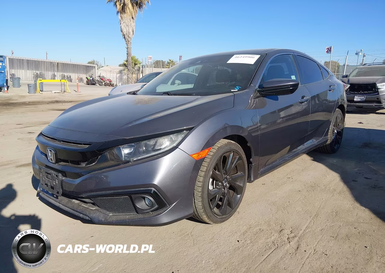2019 Honda Civic Sport VIN:2HGFC2F88KH500885 - 2