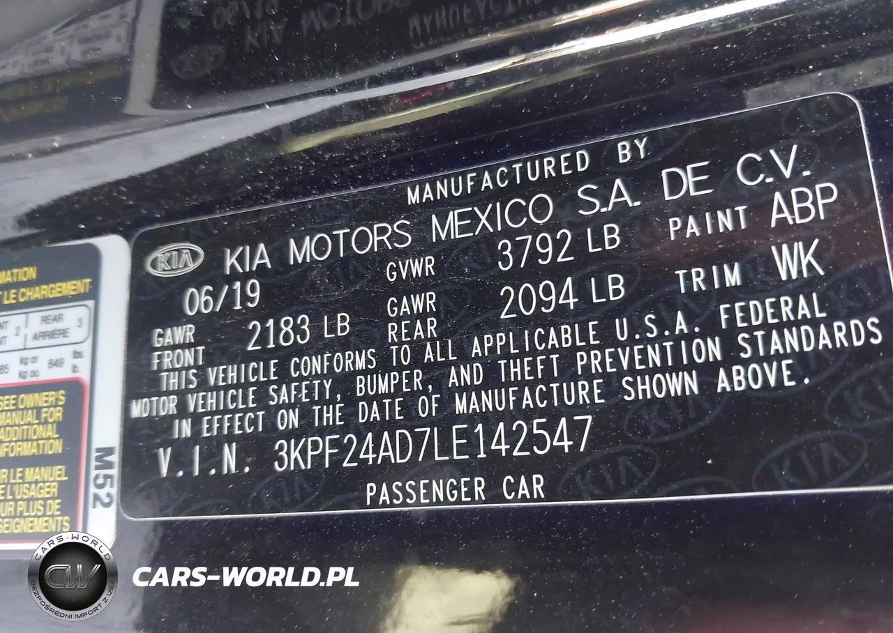 2020 Kia Forte Fe VIN:3KPF24AD7LE142547 - 9