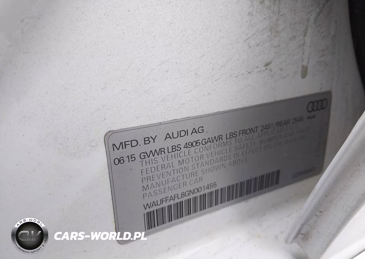 2016 Audi A4 2.0T Premium VIN:WAUFFAFL8GN001455 - 9