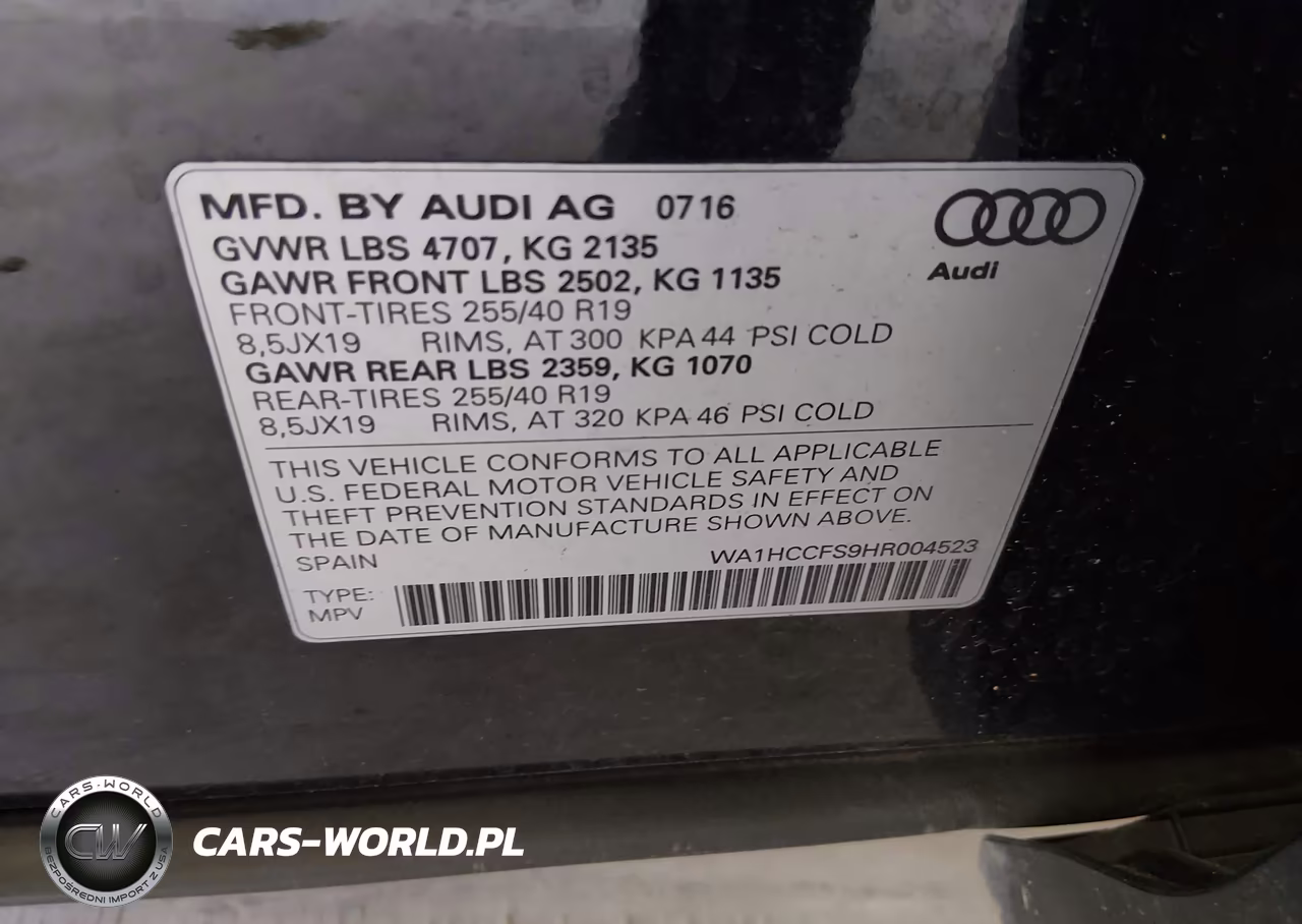2017 Audi Q3 2.0T Premium VIN:WA1HCCFS9HR004523 - 9