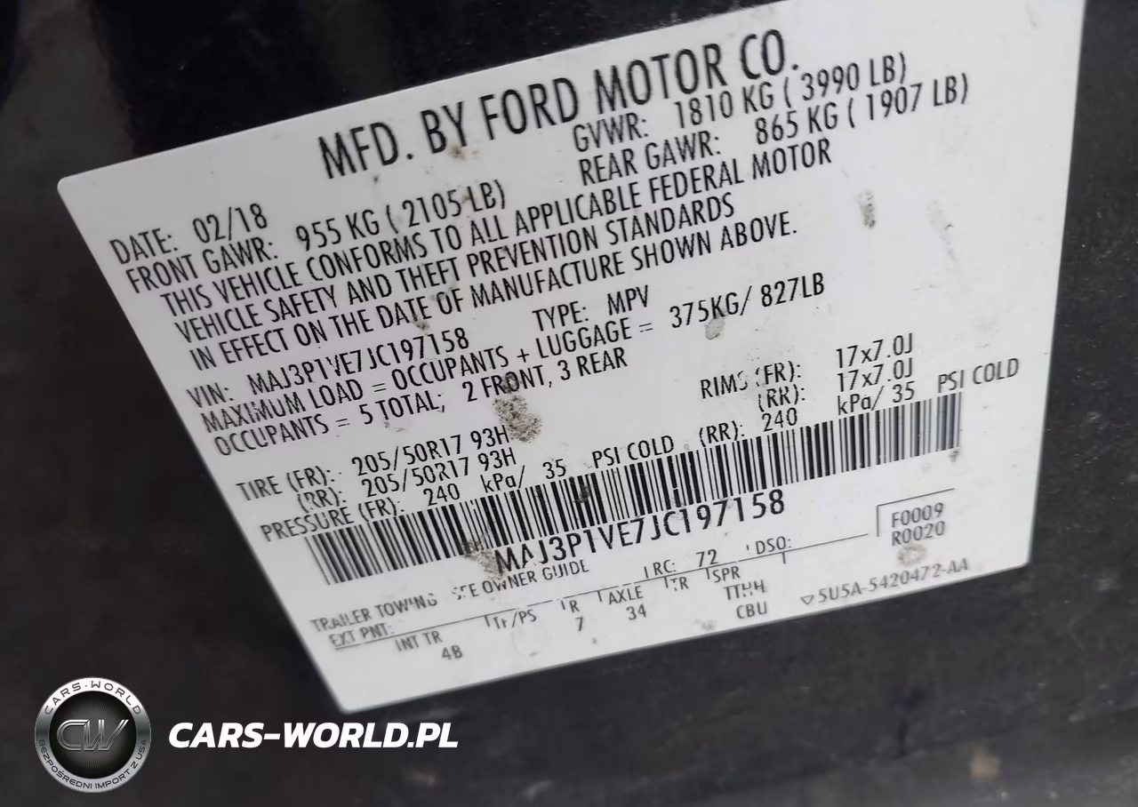 2018 Ford Ecosport Titanium VIN:MAJ3P1VE7JC197158 - 9