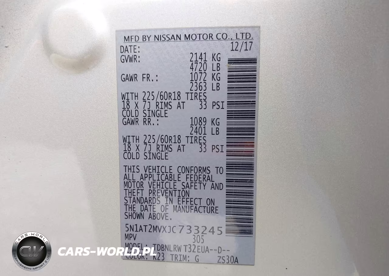 2018 Nissan Rogue Sl VIN:5N1AT2MVXJC733245 - 9