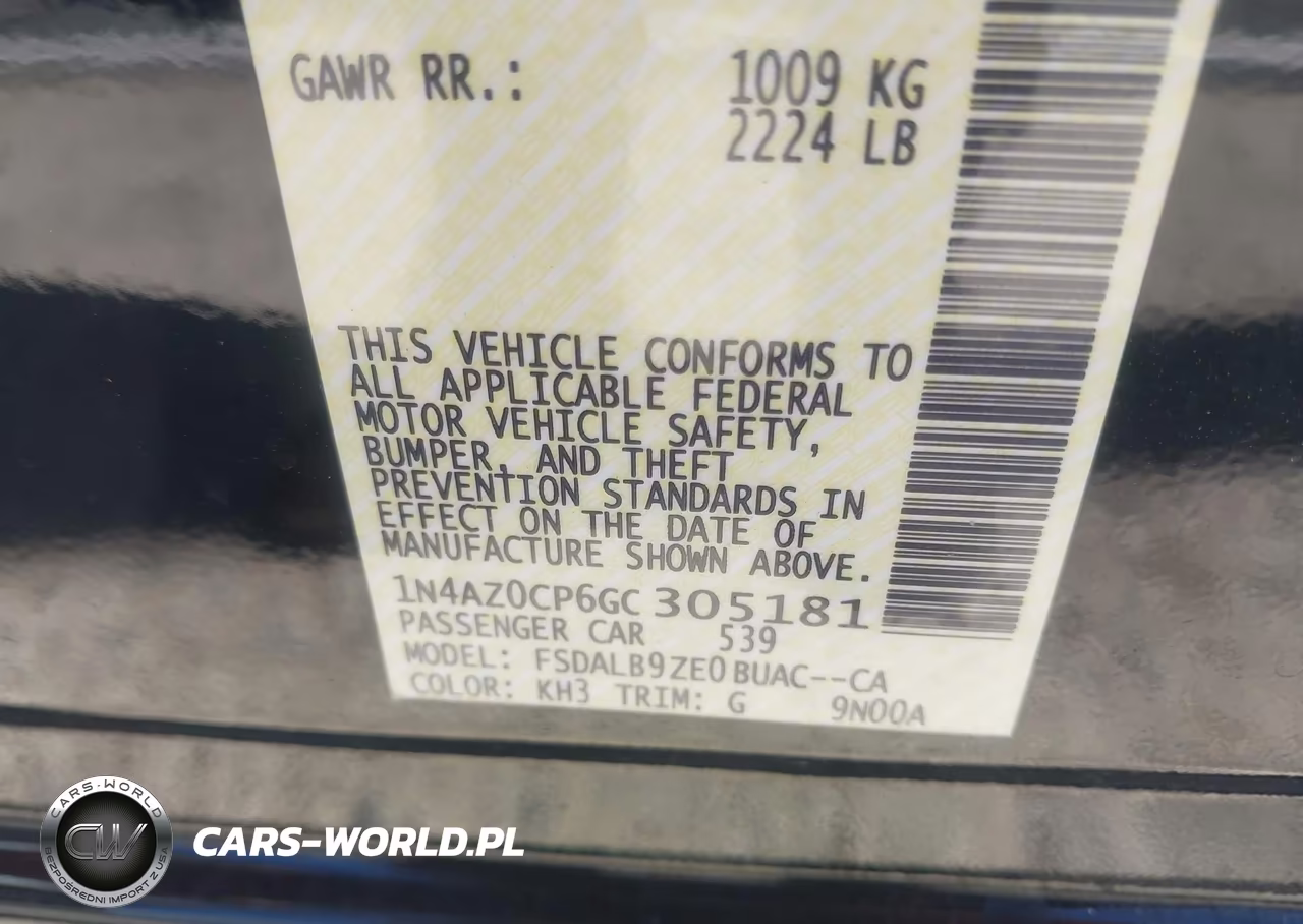 2016 Nissan Leaf S VIN:1N4AZ0CP6GC305181 - 9