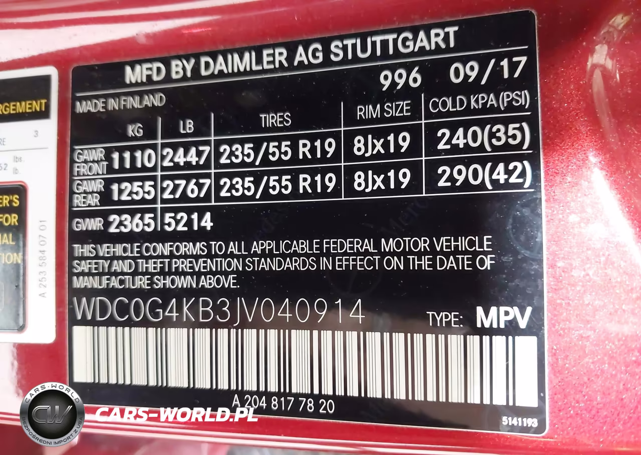 2018 Mercedes-Benz Glc 300 4Matic VIN:WDC0G4KB3JV040914 - 9