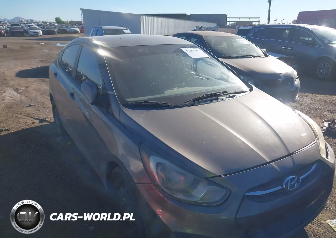 2012 Hyundai Accent Gls VIN:KMHCT4AE5CU043599 - 1