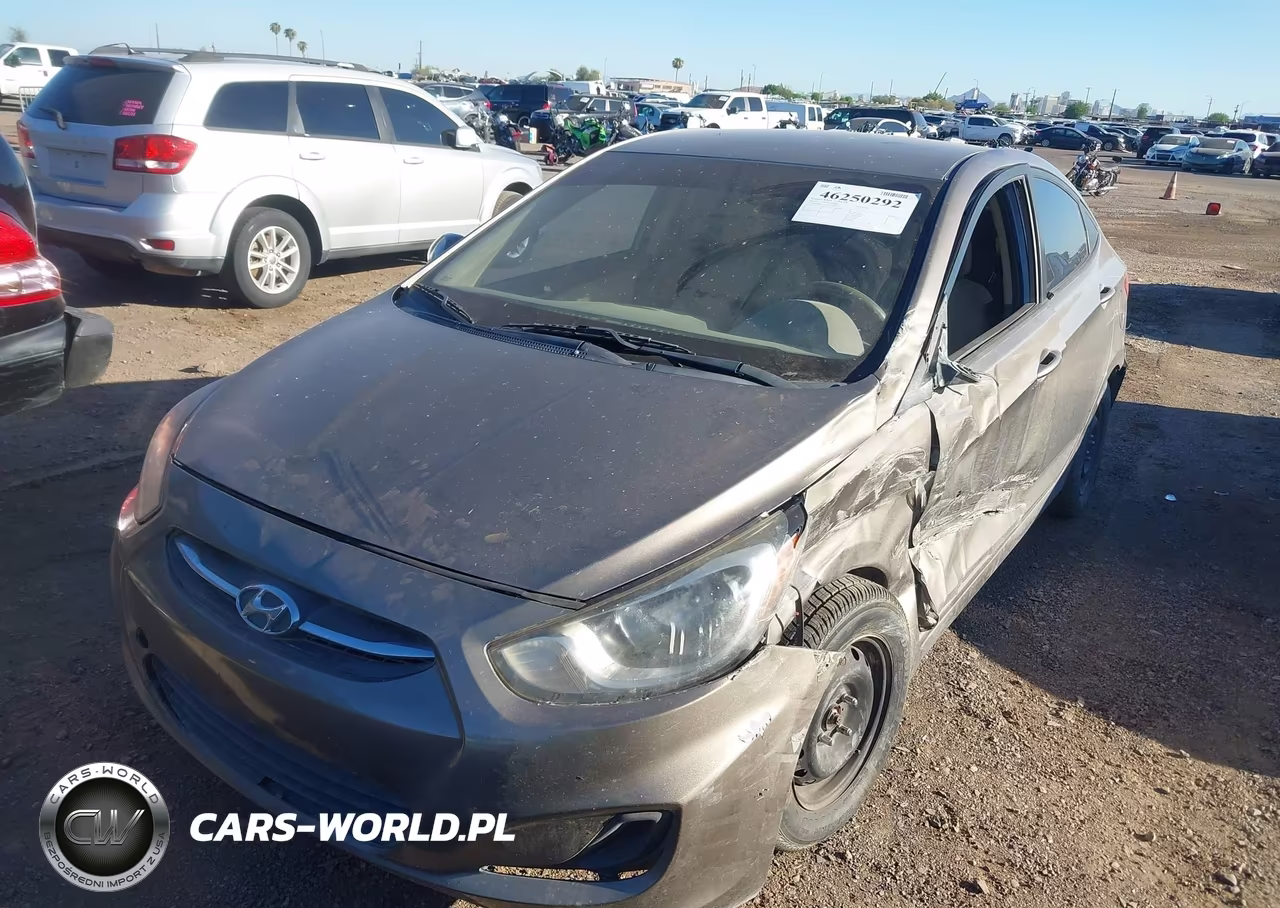 2012 Hyundai Accent Gls VIN:KMHCT4AE5CU043599 - 2