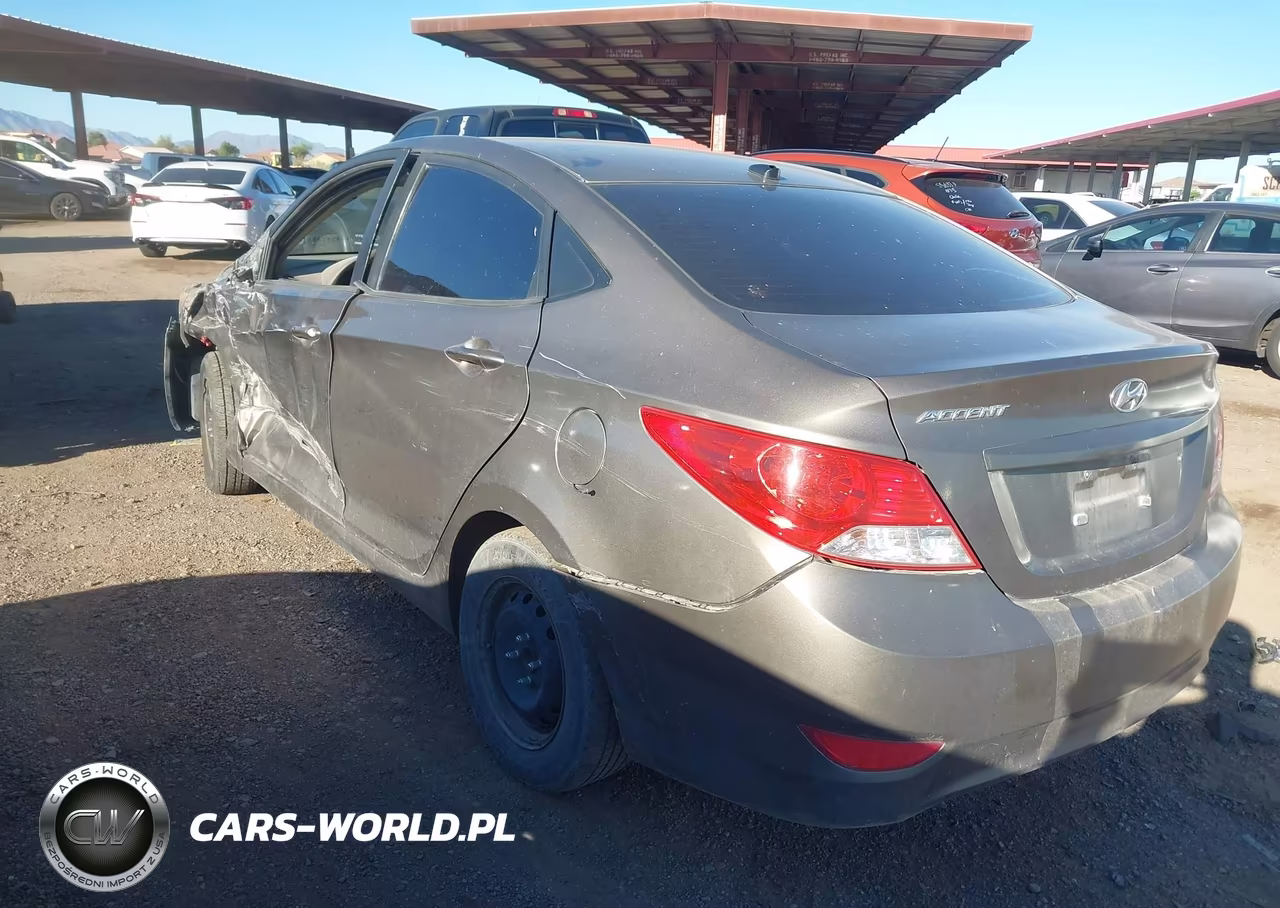 2012 Hyundai Accent Gls VIN:KMHCT4AE5CU043599 - 3