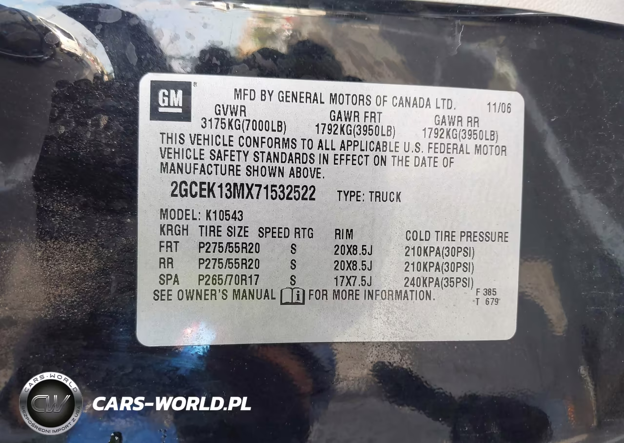 2007 Chevrolet Silverado 1500 Ltz VIN:2GCEK13MX71532522 - 9