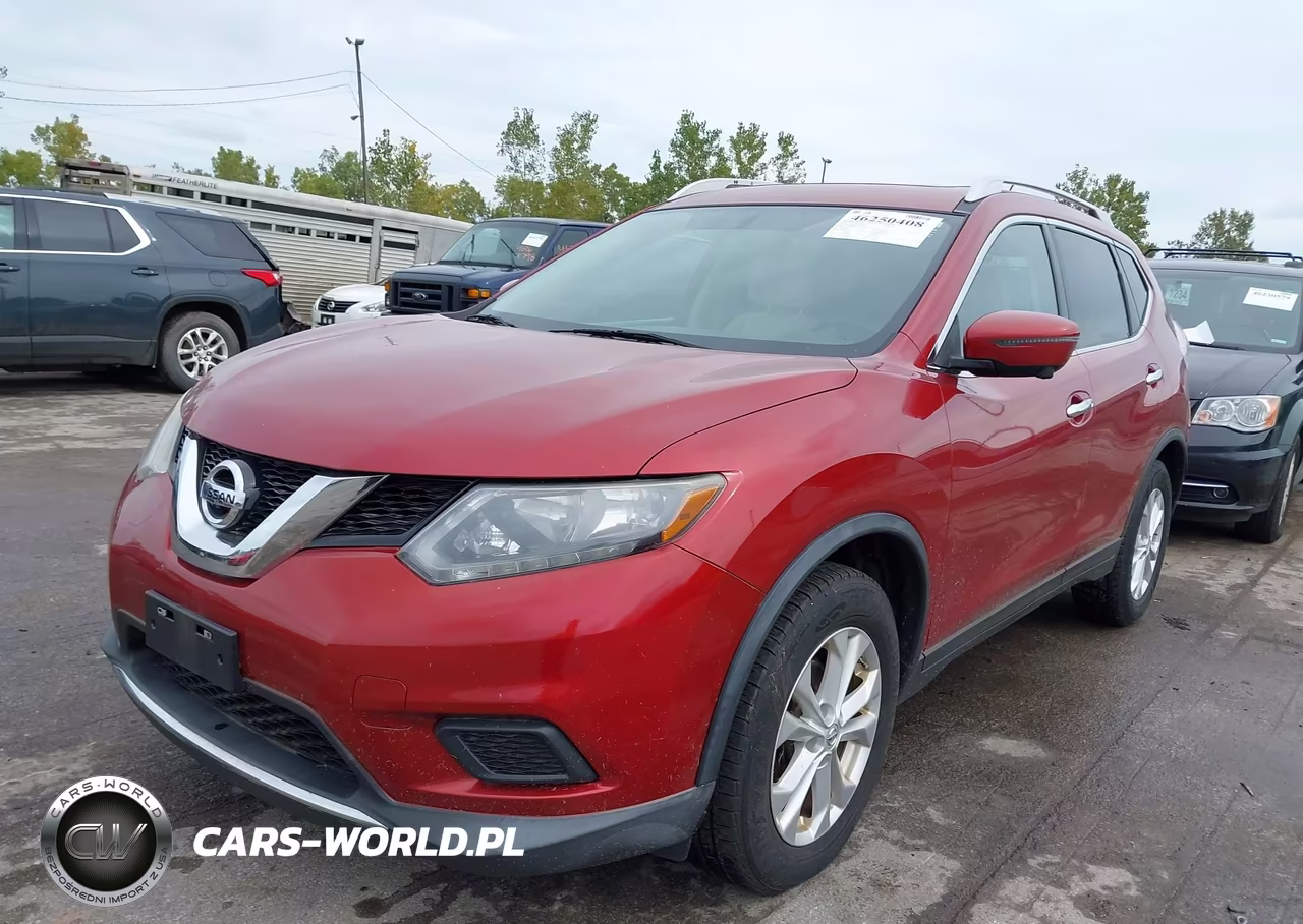 2016 Nissan Rogue Sv VIN:KNMAT2MV6GP608328 - 2