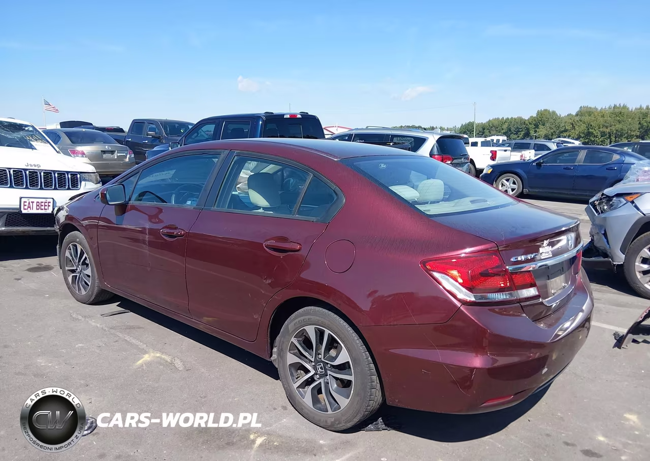 2014 Honda Civic Ex VIN:19XFB2F87EE234521 - 3
