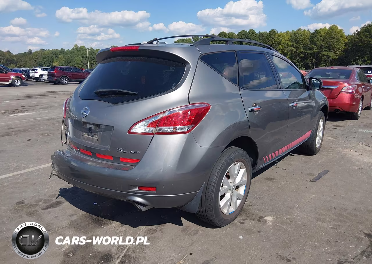 2012 Nissan Murano Sl VIN:JN8AZ1MW4CW215109 - 4