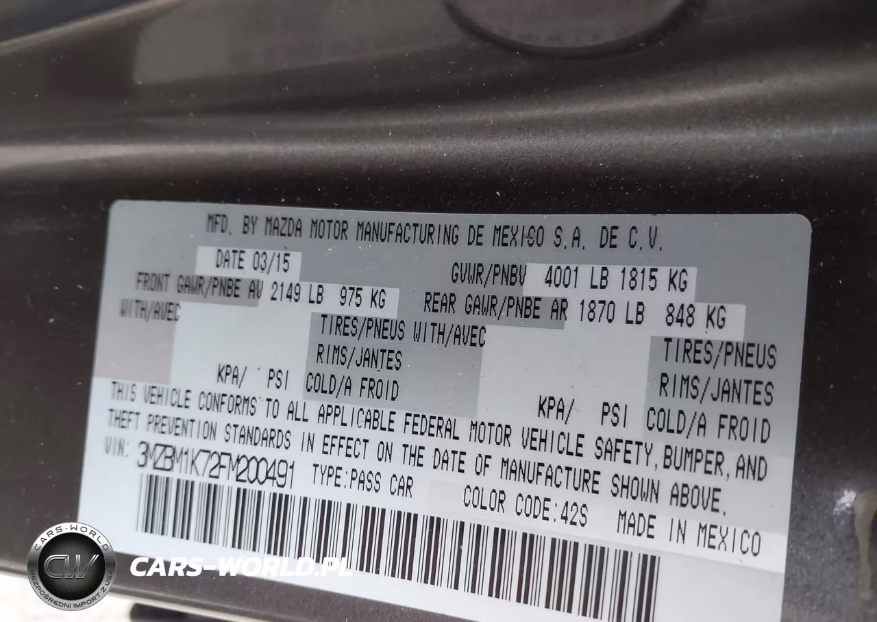 2015 Mazda Mazda3 I Sport VIN:3MZBM1K72FM200491 - 9