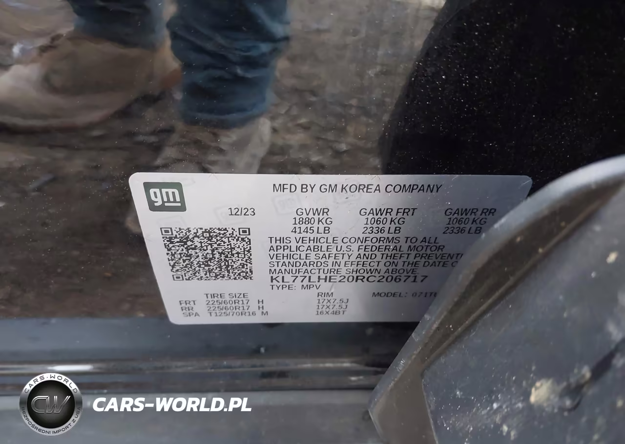 2024 Chevrolet Trax Fwd Lt VIN:KL77LHE20RC206717 - 9