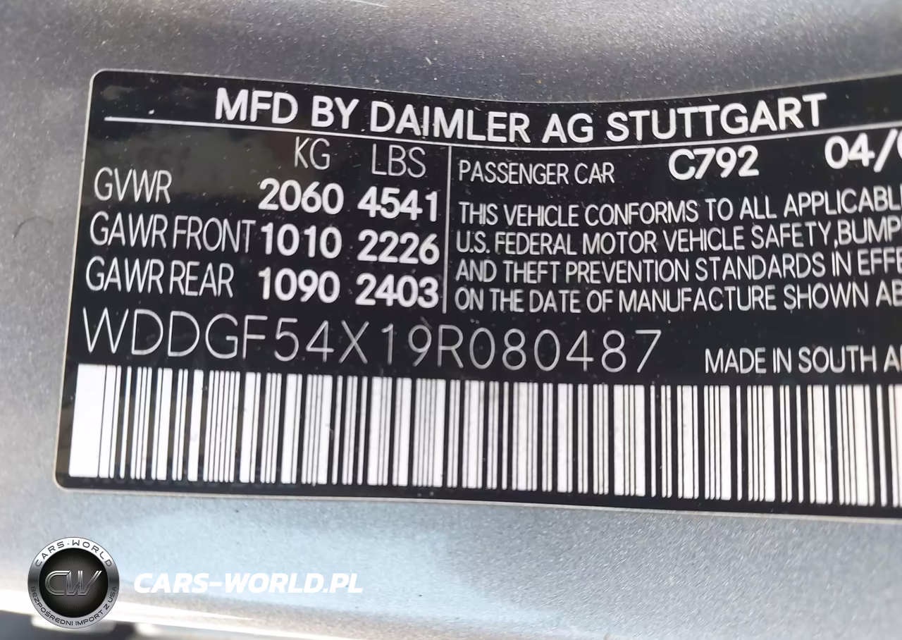 2009 Mercedes-Benz C 300 Luxury-Sport VIN:WDDGF54X19R080487 - 9
