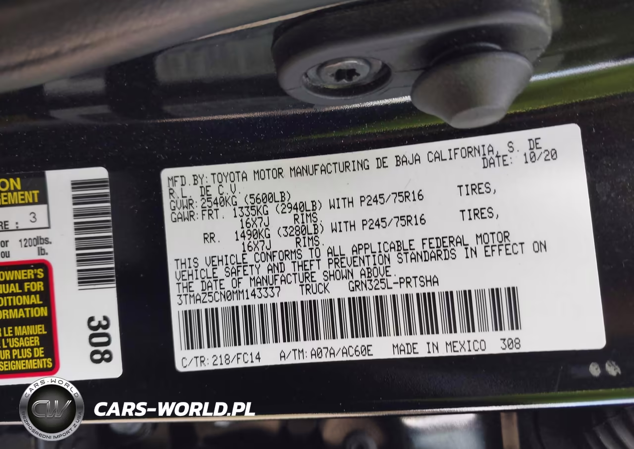 2021 Toyota Tacoma Sr5 V6 VIN:3TMAZ5CN0MM143337 - 9