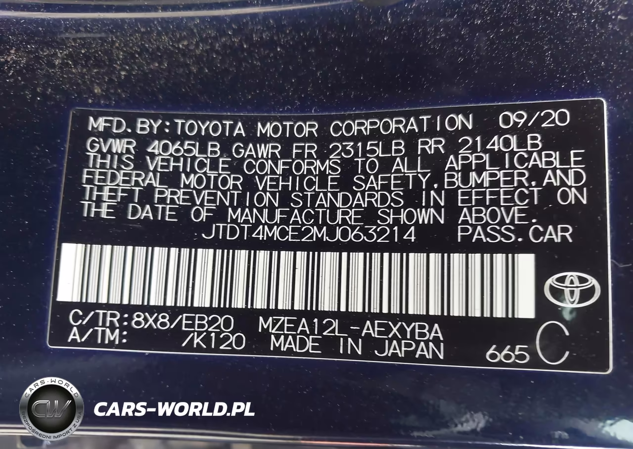 2021 Toyota Corolla Xse VIN:JTDT4MCE2MJ063214 - 7