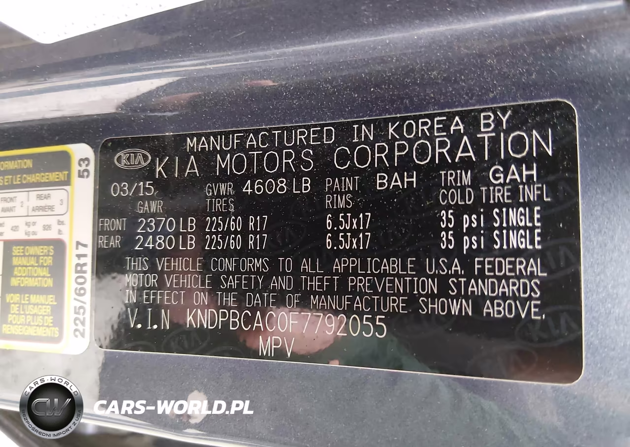 2015 Kia Sportage Lx VIN:KNDPBCAC0F7792055 - 9