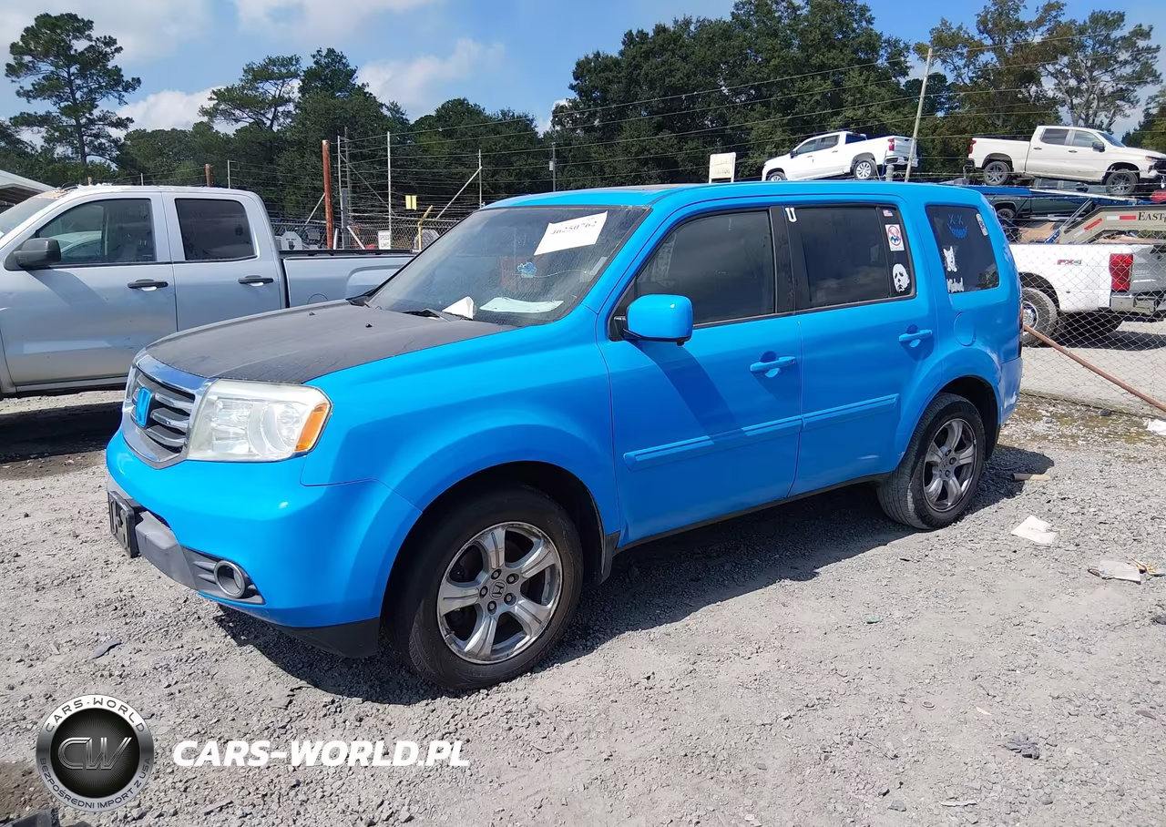 2013 Honda Pilot Ex-L VIN:5FNYF3H57DB005268 - 2