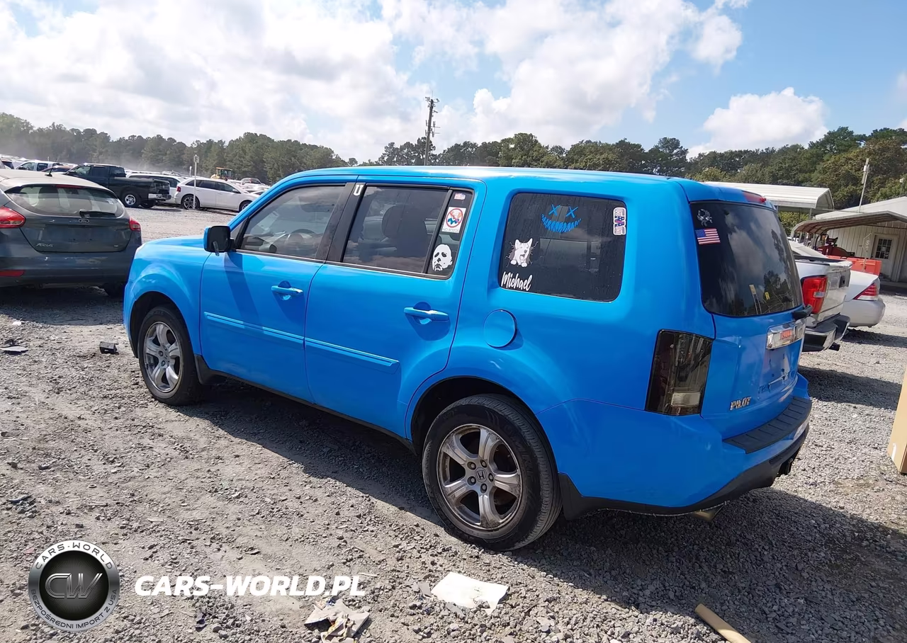 2013 Honda Pilot Ex-L VIN:5FNYF3H57DB005268 - 3