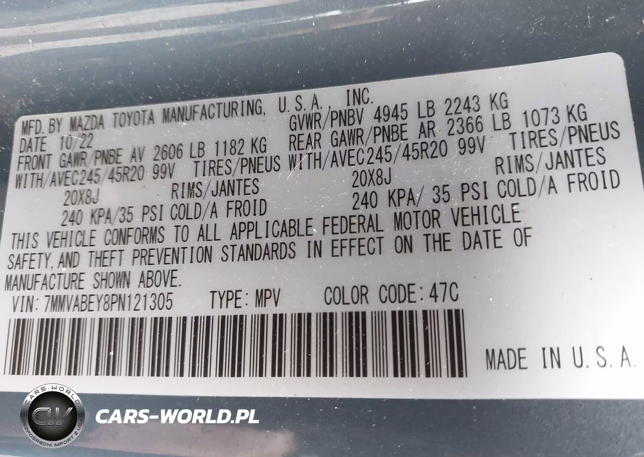 2023 Mazda Cx-50 2.5 Turbo Premium Plus VIN:7MMVABEY8PN121305 - 9